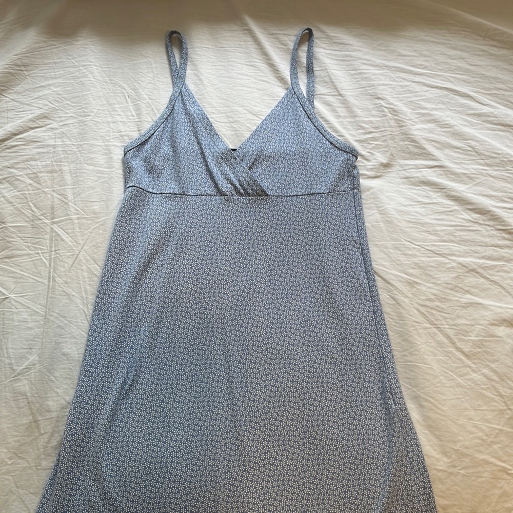 Brandy Melville Mini Blue Flower Dress